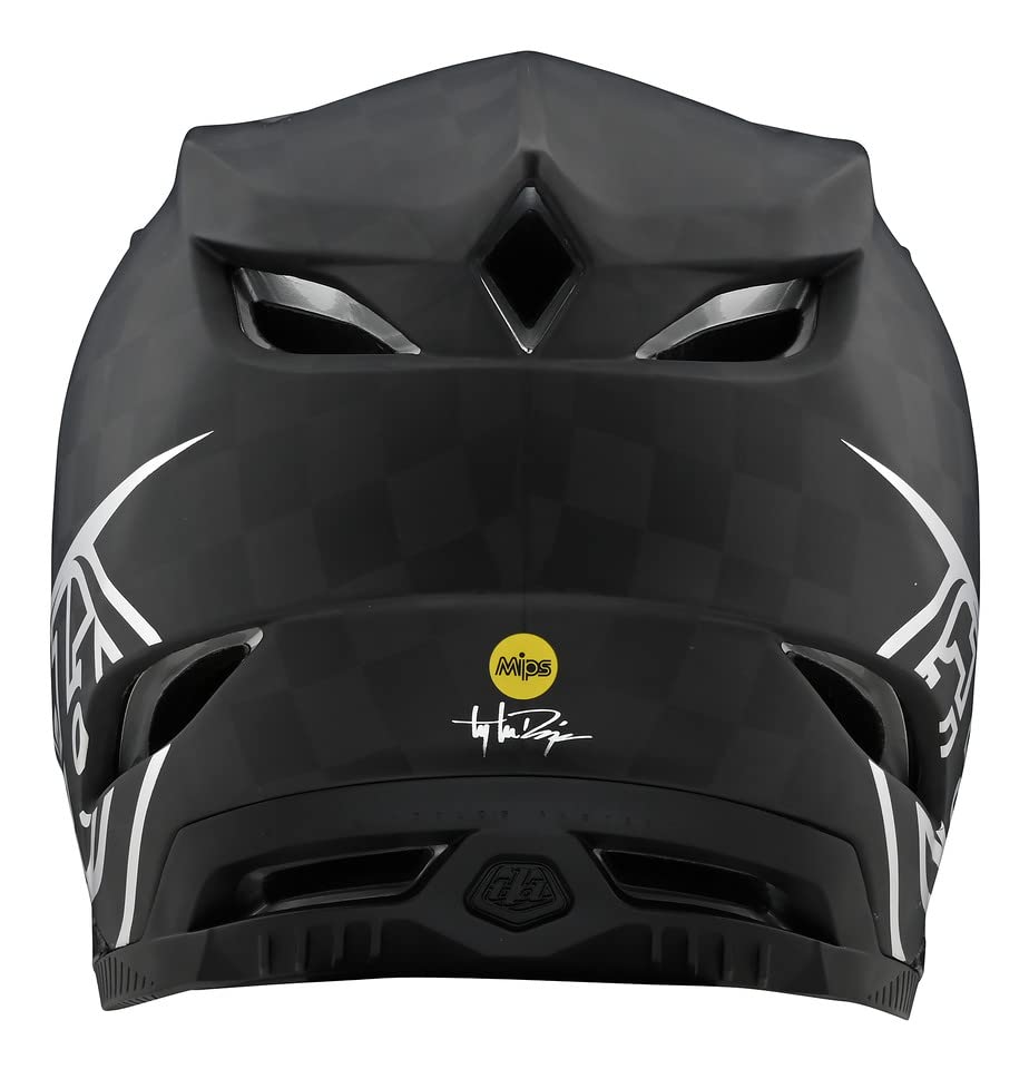 Troy Lee Designs D4 Carbon Full Face Mountain Bike Helmet for Max Ventilation Lightweight MIPS EPP EPS Racing Downhill DH BMX MTB - Adult Men Women