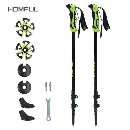 Homful/Hitorhike for Nordic walking sticks camping hiking Ultralight Adjustable