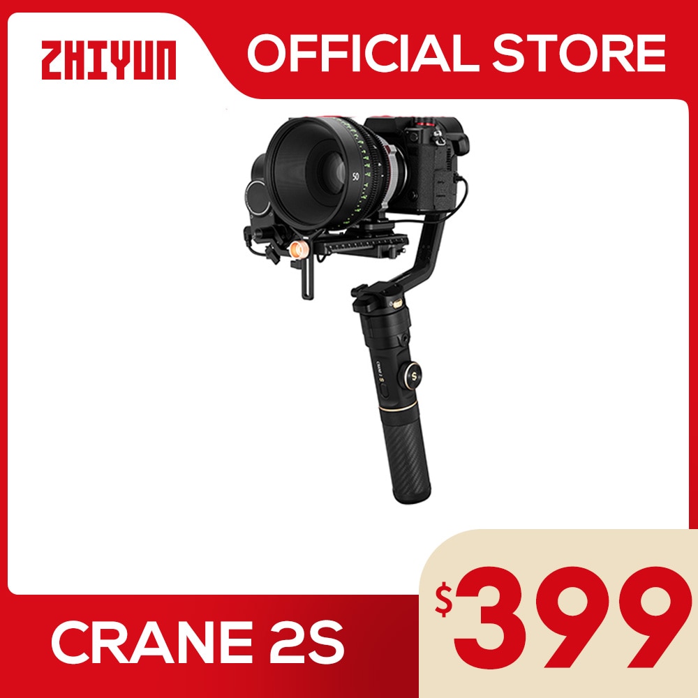 ZHIYUN Official Crane 2S/COMBO/PRO 3-Axis Handheld Gimbal Camera Stabilizer