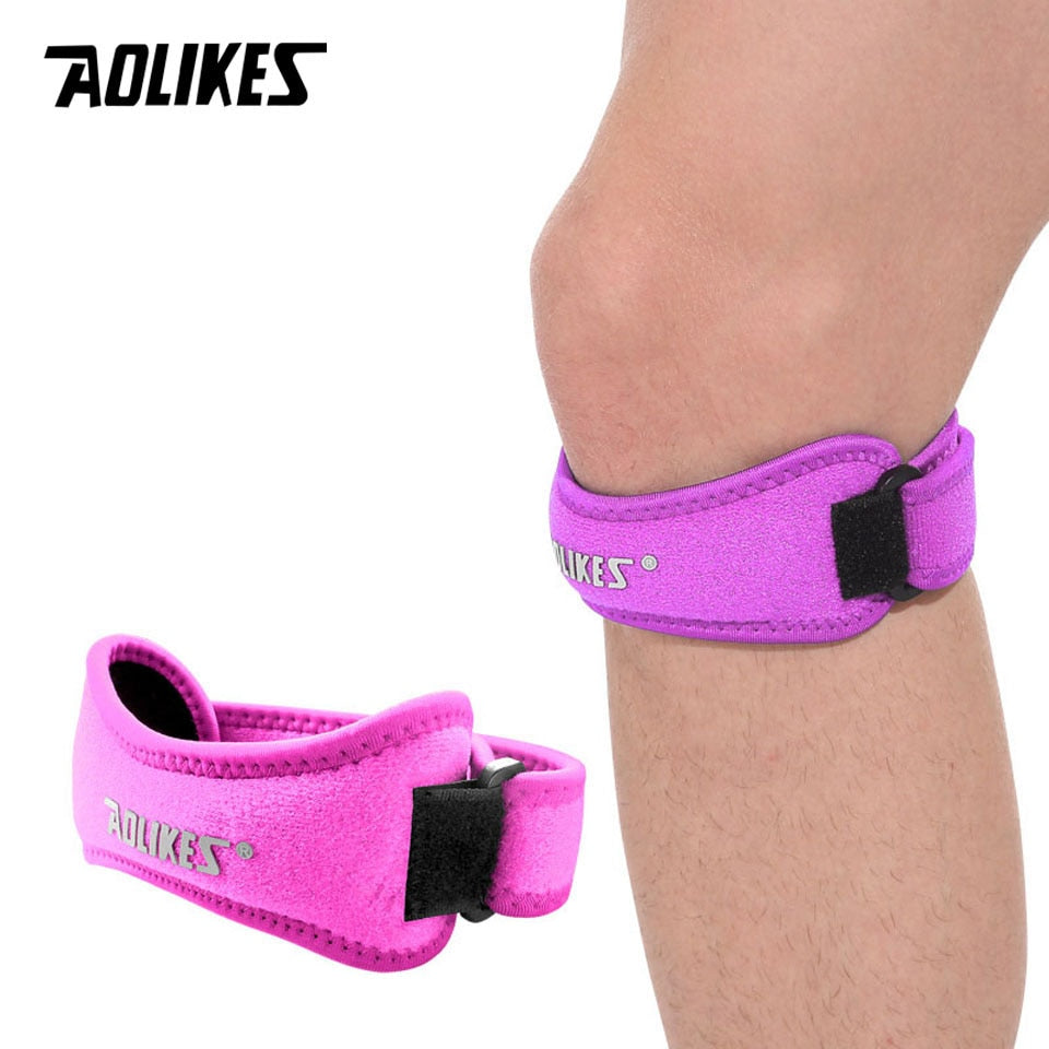 AOLIKES 1PCS Adjustable Knee Pad Knee Pain Relief Patella Stabilizer Brace Support