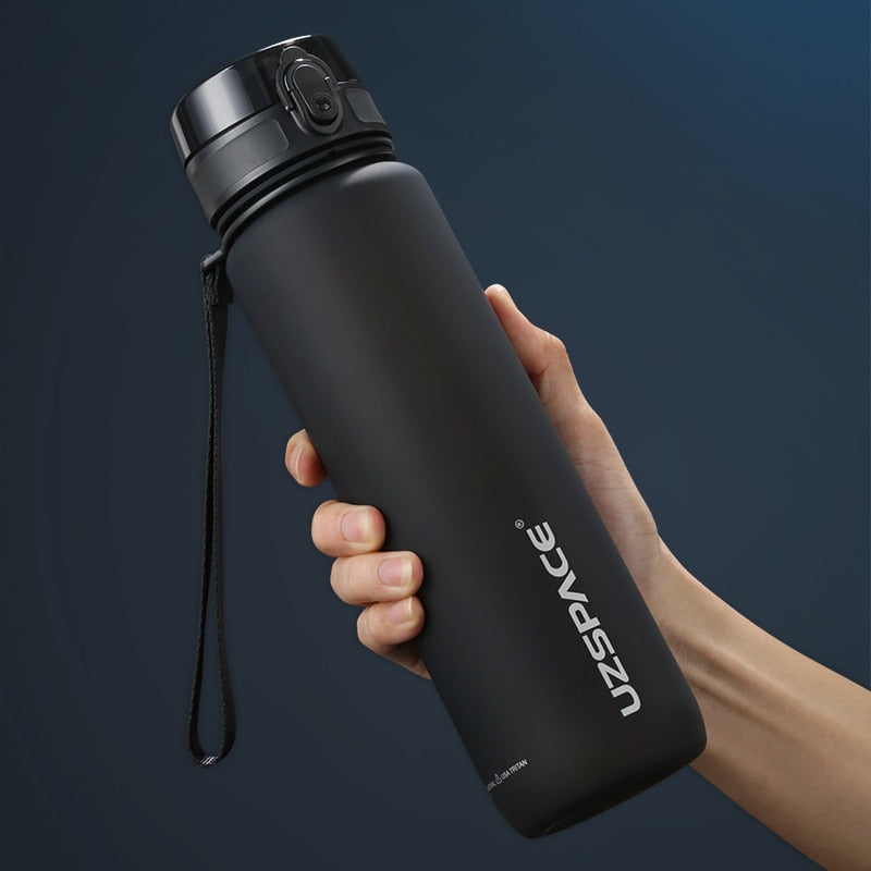 UZSPACE Sport Water Bottle 500/1000ML Portable Leakproof Outdoor Shaker My Bottle