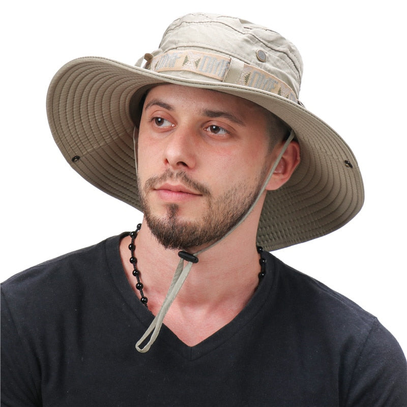 Waterproof Bucket Hat Summer Men Women Boonie Hat Outdoor UV Protection