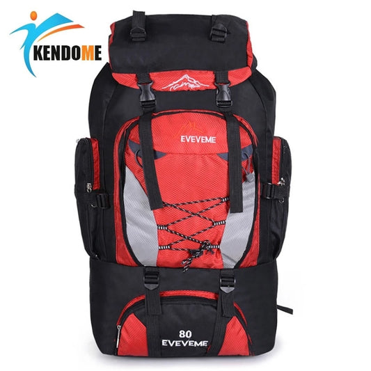 Men&#39;s 80L Big Hiking Mountaineering Backpack Climbing Hiking Backpack Camping