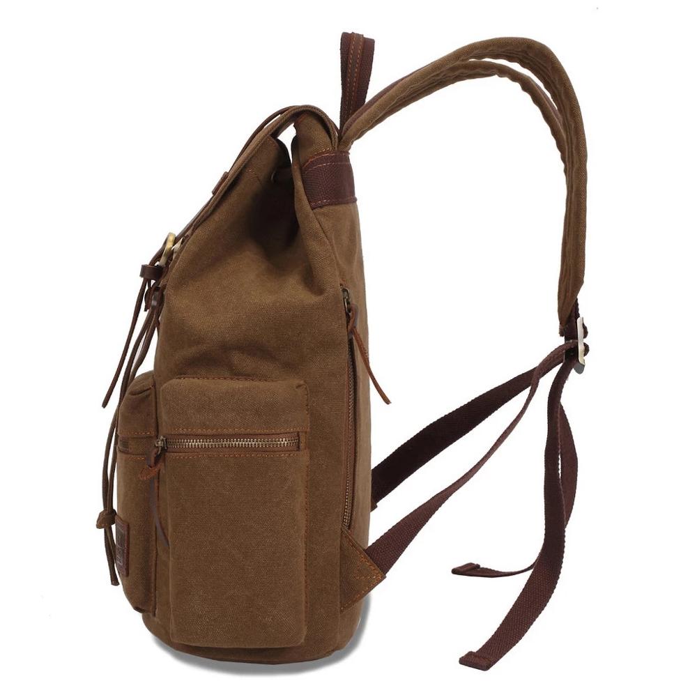 vintage canvas Backpacks Men And Women Bags Travel Students Casual