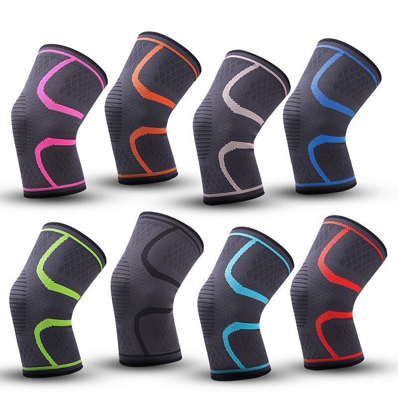 1pc Nylon Elastic Sports Knee Pads Breathable Support Knee Brace Running Fitness