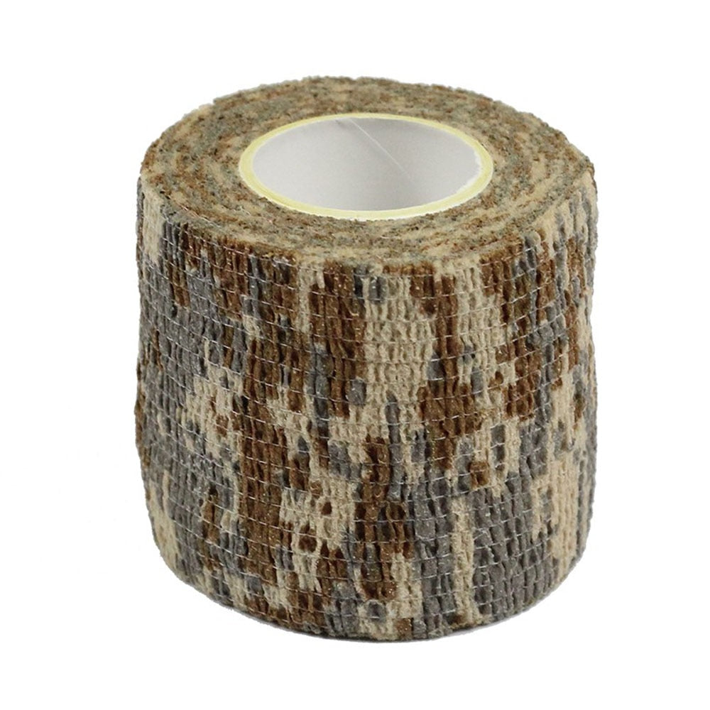 Tactical Camo Stretch Tape Bandage Camping Hunting Camouflage Tape Military First Aid