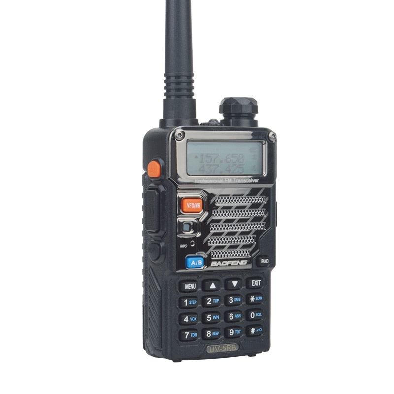 UV-5RB baofeng walkie taklie VHF/UHF dual band FM Portable FM two way radio with earpiece