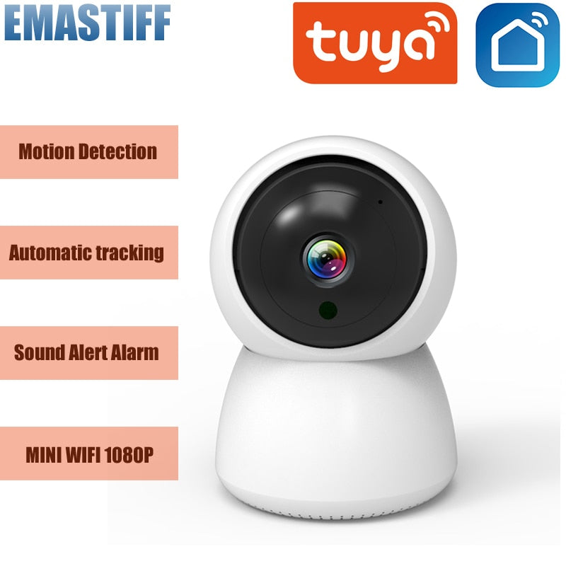 HD 1080P WIFI IP Camera Tuya Smart Surveillance Camera Automatic Tracking Smart