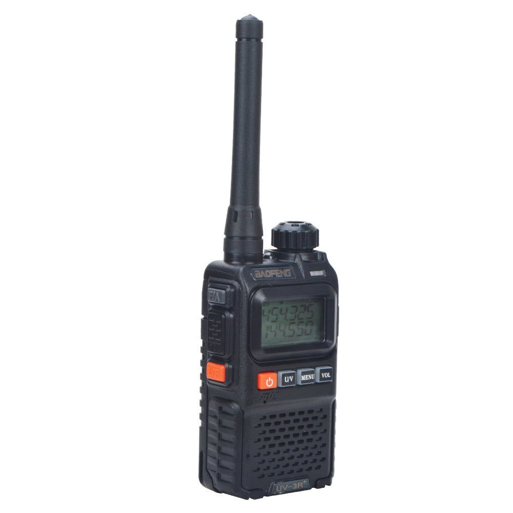 Baofeng UV-3R+ Pro Dual Band VHF/UHF 99CH Mini Walkie Talkie VOX Compact