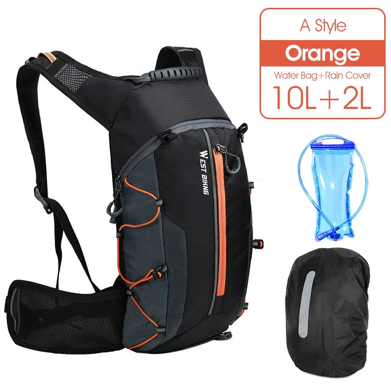 WEST BIKING Bike Bags Portable Waterproof Backpack 10L Cycling Water Bag Outdoor