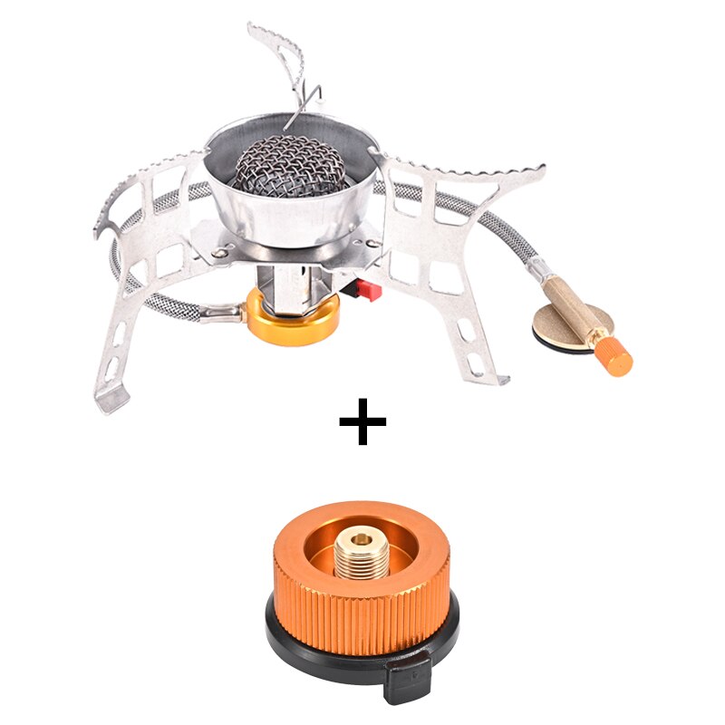 X-eped Camping Gas Stove Windproof Portable Outdoor Backpack Stove Folding Lighter