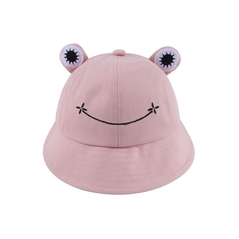 2022 Frog Bucket Hat for Women Summer Autumn Plain Female Panama Outdoor