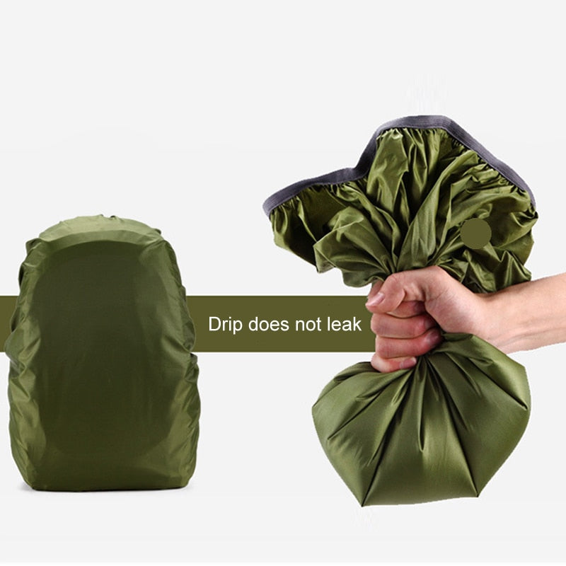 1Pcs 35-80L Adjustable Backpack Rain Cover Portable Waterproof Outdoor Accessories