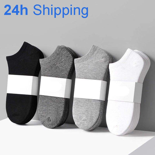 Wholesale prices 10 Pairs=20pcs Women Socks Breathable Sports socks Solid Color Boat