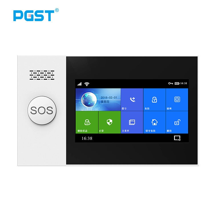 PGST Wireless Home WIFI GSM Security Alarm System Burglar Home Security