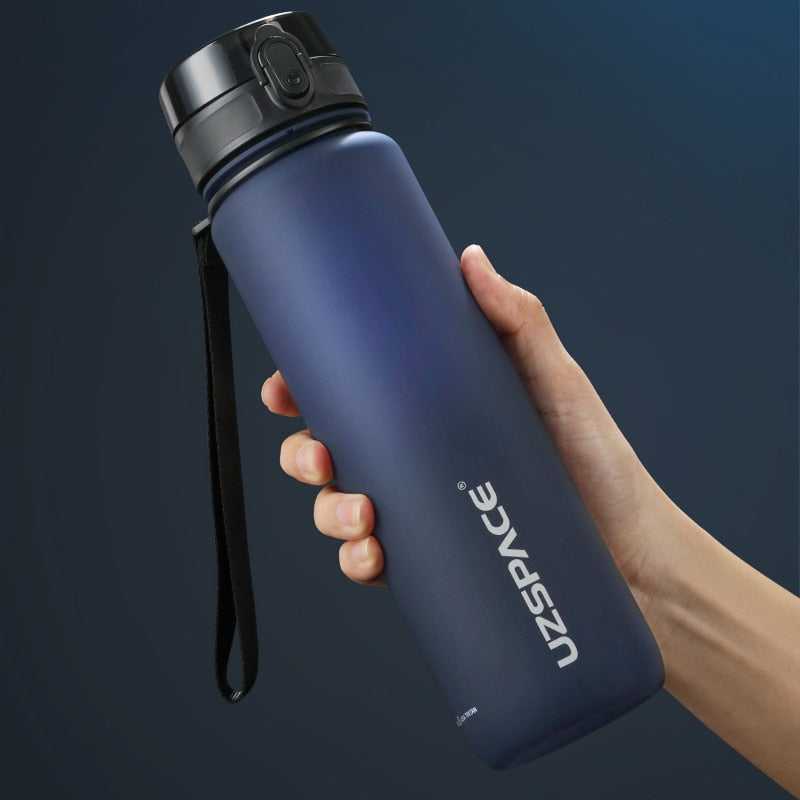 UZSPACE Sport Water Bottle 500/1000ML Portable Leakproof Outdoor Shaker My Bottle