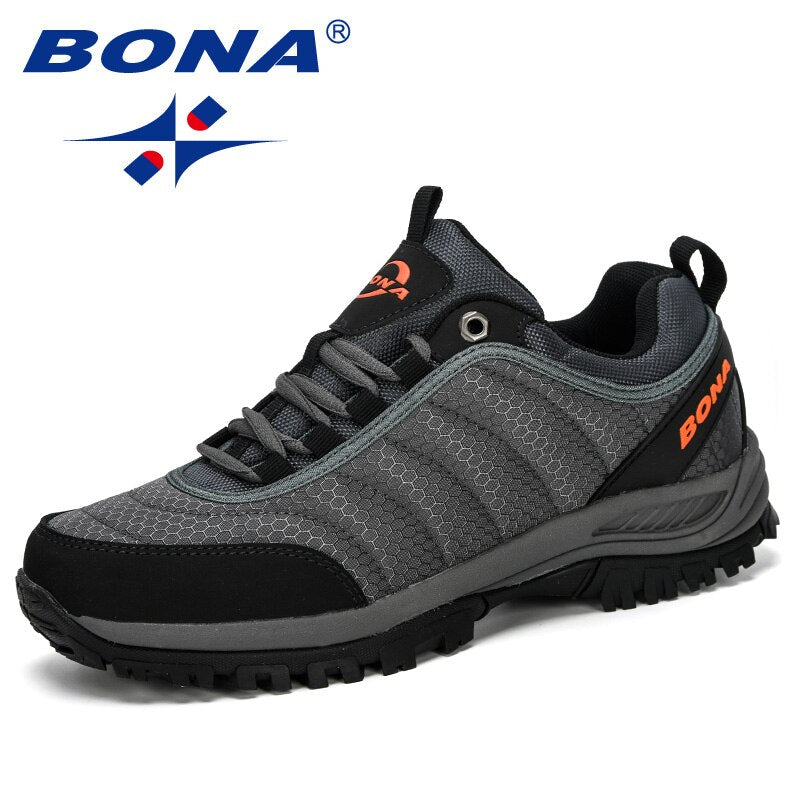 BONA New Arrival Hiking Shoes Man Mountain Climbing Shoes Trainer Footwear Men