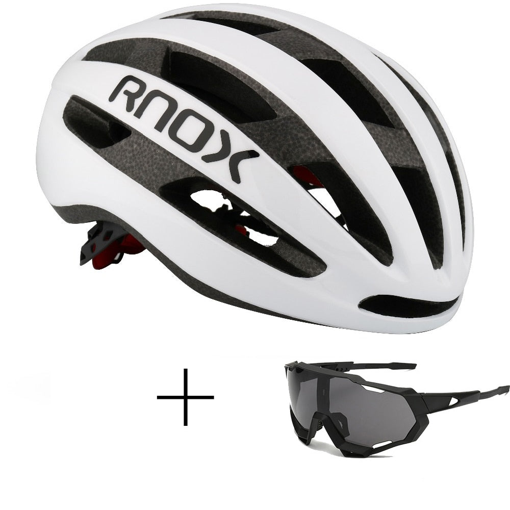 Rnox Aero Bicycle Safety Ultralight Road Bike Helmet Red MTB Cycling City Helmet Outdoor