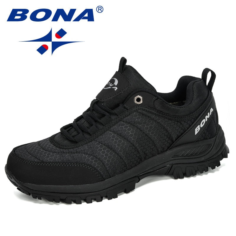 BONA New Arrival Hiking Shoes Man Mountain Climbing Shoes Trainer Footwear Men