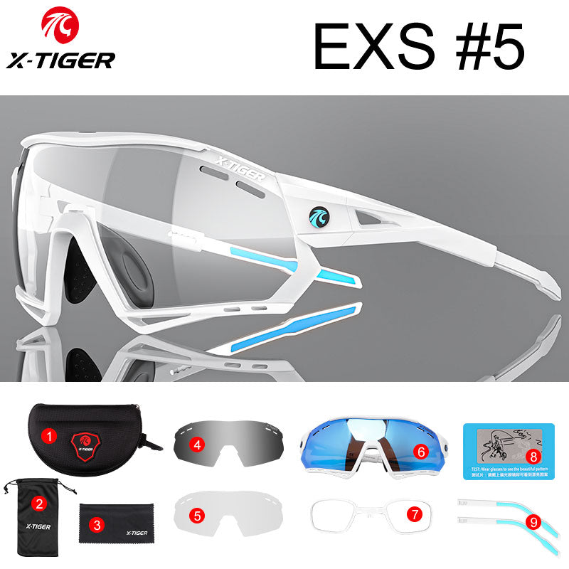 Cycling Sunglasses Photochromic UV400 Sports Cycling Glasses MTB Racing Men