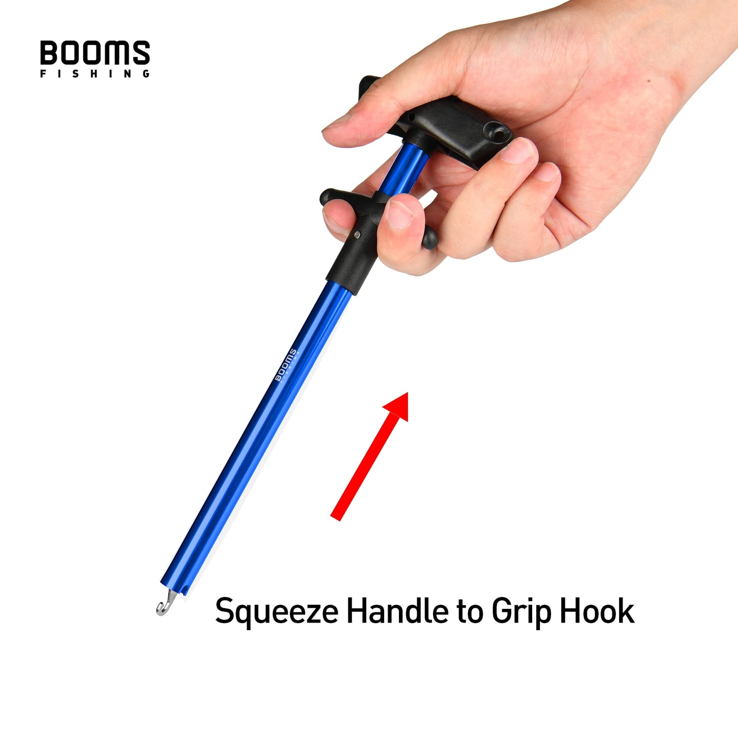 Booms Fishing R02 Fish Hook Remover, Easy and Safe Long Reach Dehooker