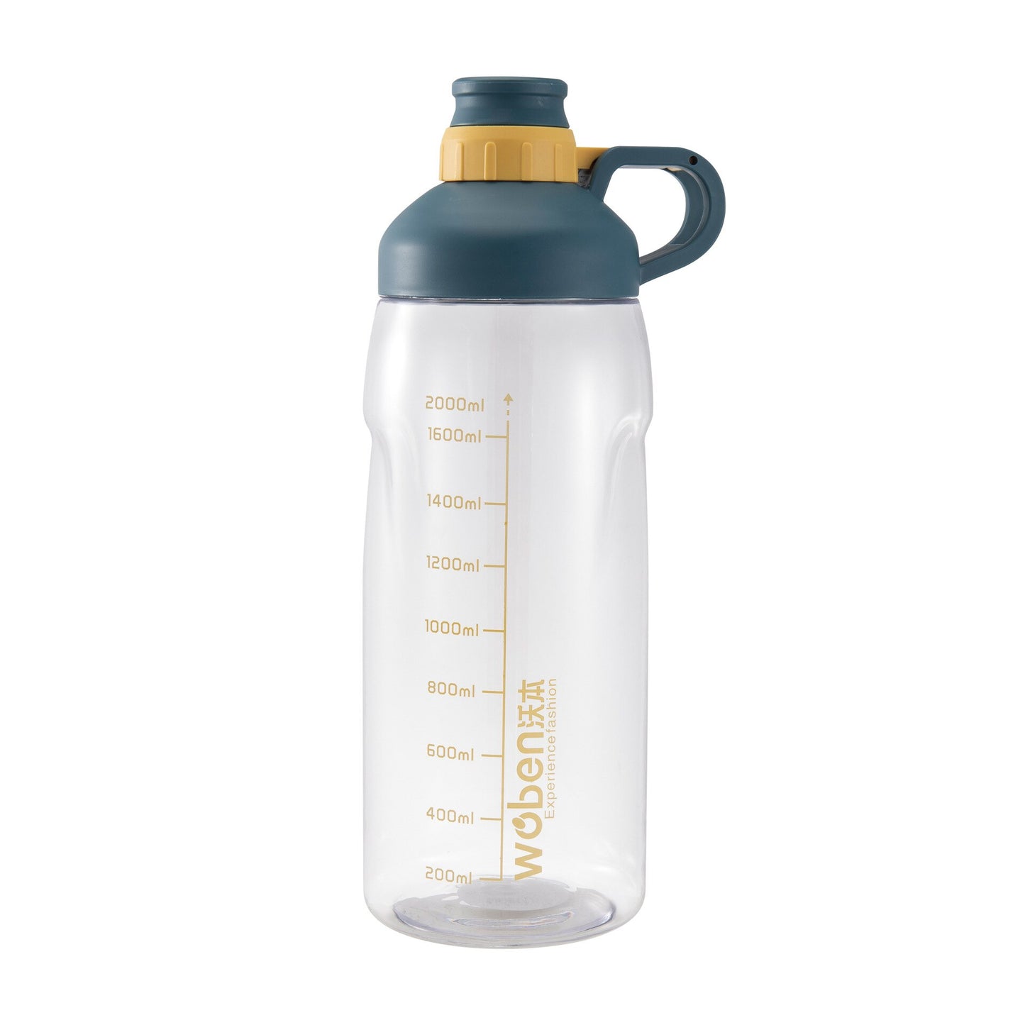 2000ml Large Capacity Water Bottles BPA Free Gym Fitness Drinking Bottle Outdoor Bottles