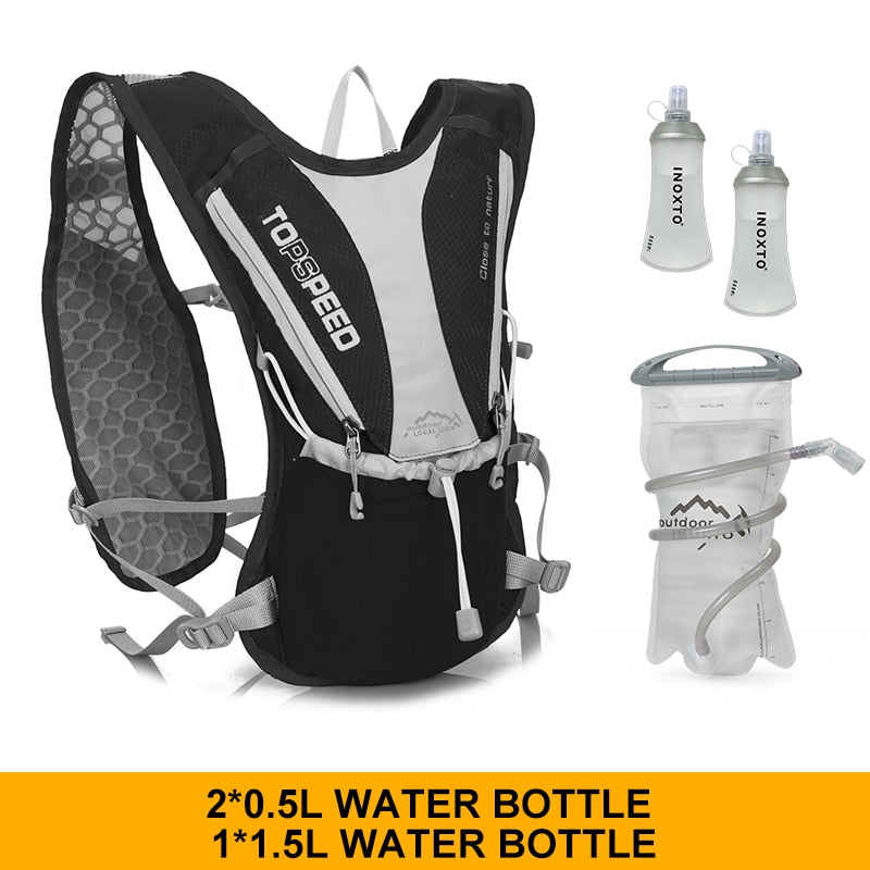 Running, cycling, trail running, hiking, marathon, ultra-light outdoor water bag backpack