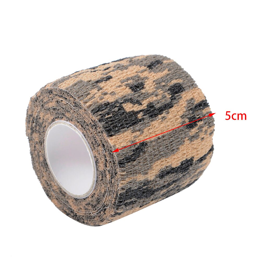 Tactical Camo Stretch Tape Bandage Camping Hunting Camouflage Tape Military First Aid