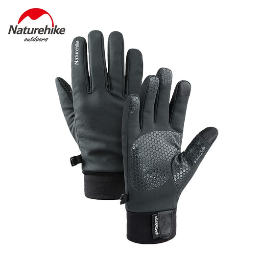 Naturehike NH19S005-T Warm Insulated Winter Touchscreen Fleece Gloves Anti-Slip