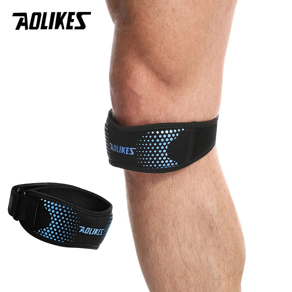 AOLIKES 1PCS Adjustable Knee Pad Knee Pain Relief Patella Stabilizer Brace Support