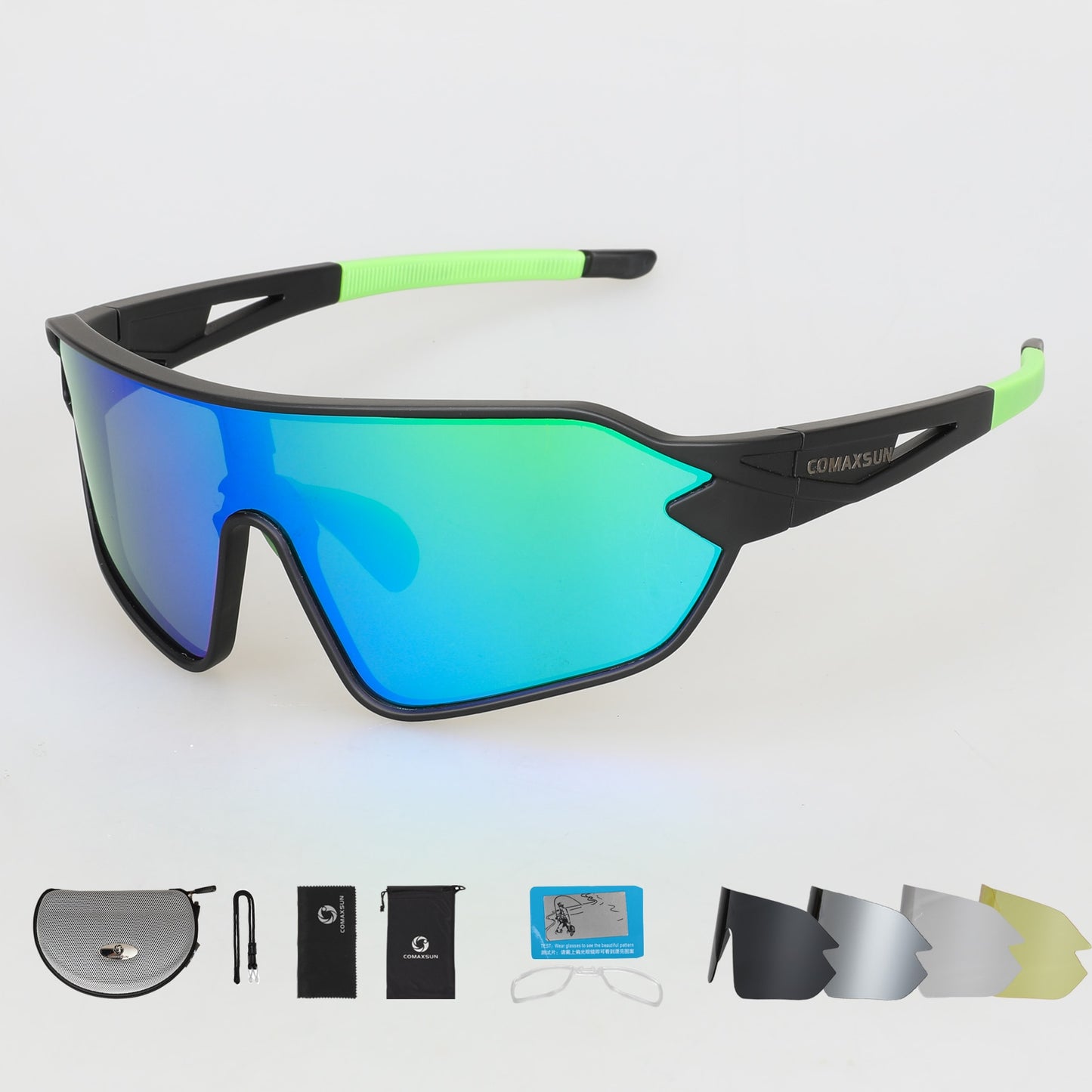 COMAXSUN Professional Polarized Cycling Glasses Bike  Sports Bicycle Sunglasses