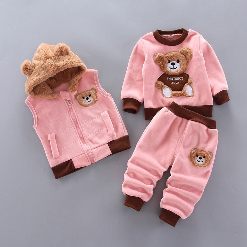 Fashion Baby Boys Clothes Autumn Winter Warm Baby Girls Clothes