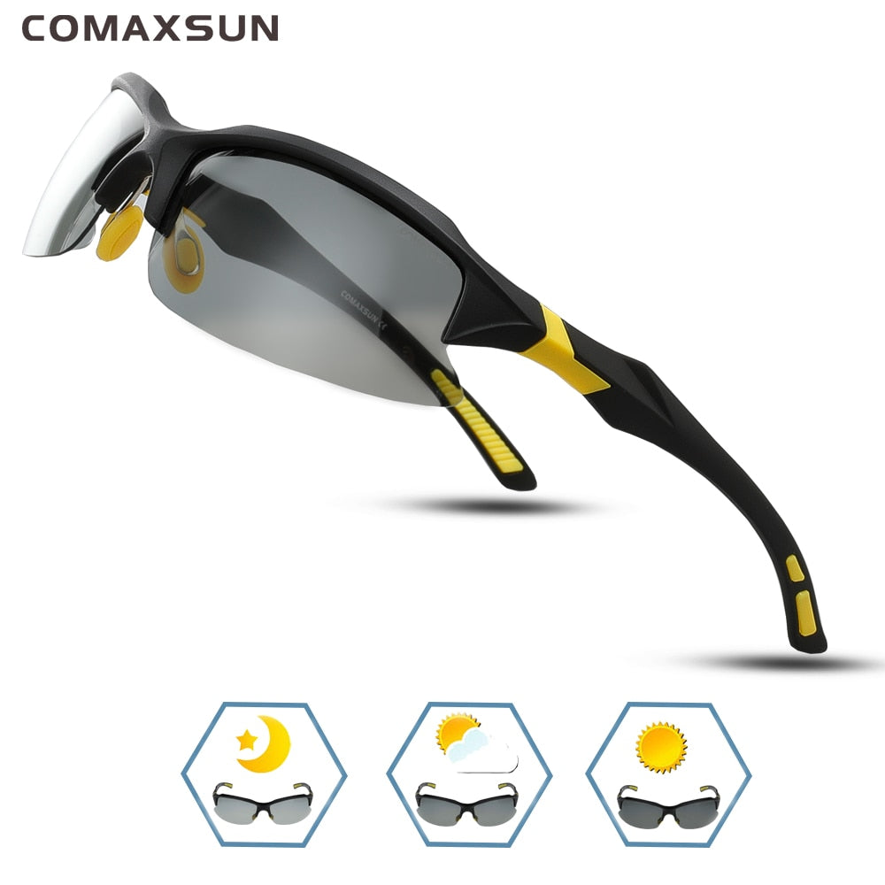 COMAXSUN Professional Polarized Cycling Glasses Bike Bicycle Goggles Driving