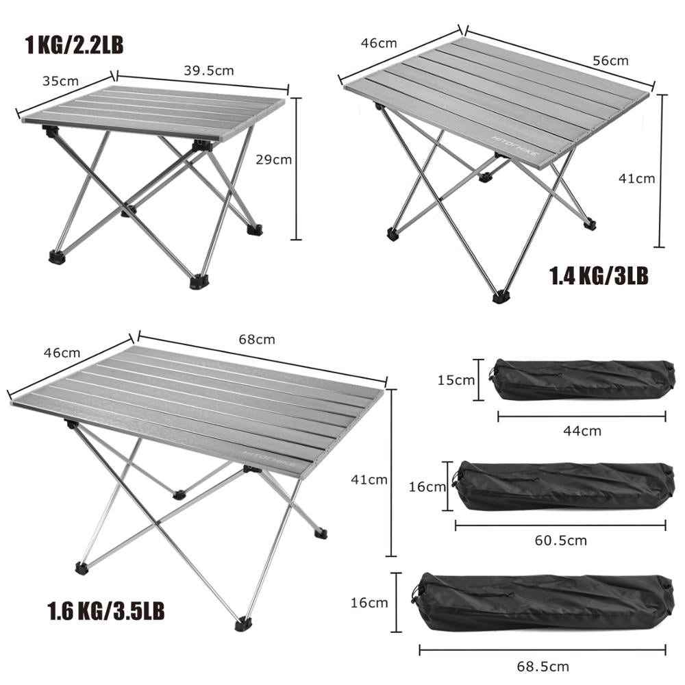 Portable Table  Folding Camping table Desk Foldable Hiking Traveling Outdoor Garden