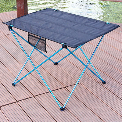 Portable Foldable Table Camping Outdoor Furniture Computer Bed Tables Picnic 6061