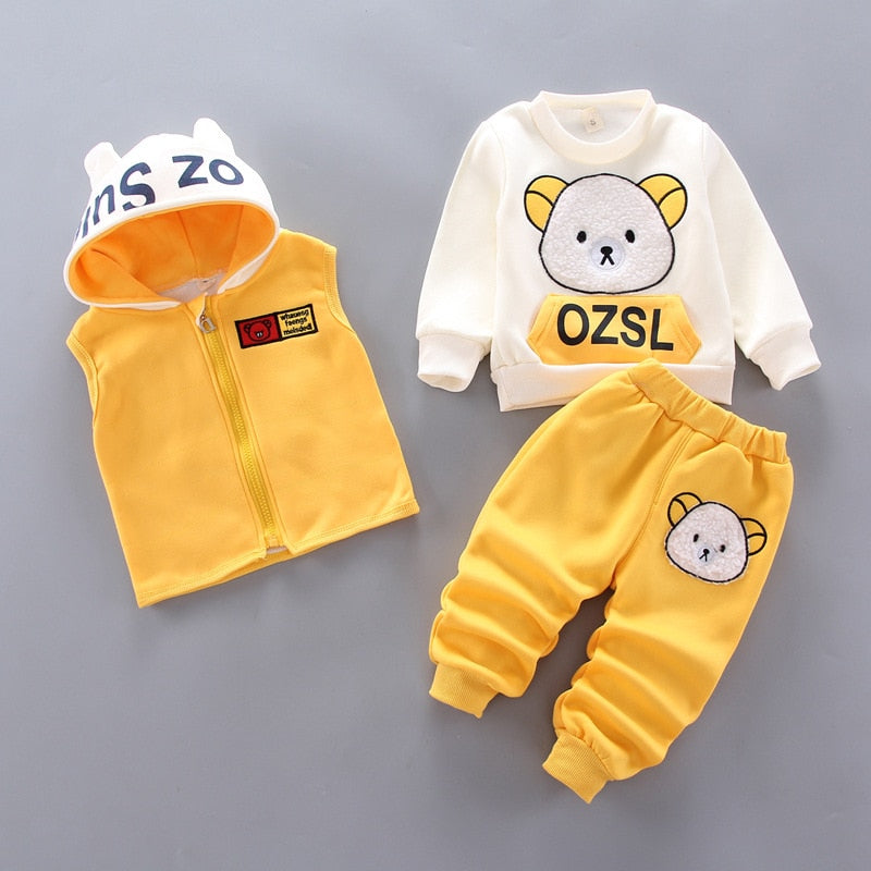 Fashion Baby Boys Clothes Autumn Winter Warm Baby Girls Clothes