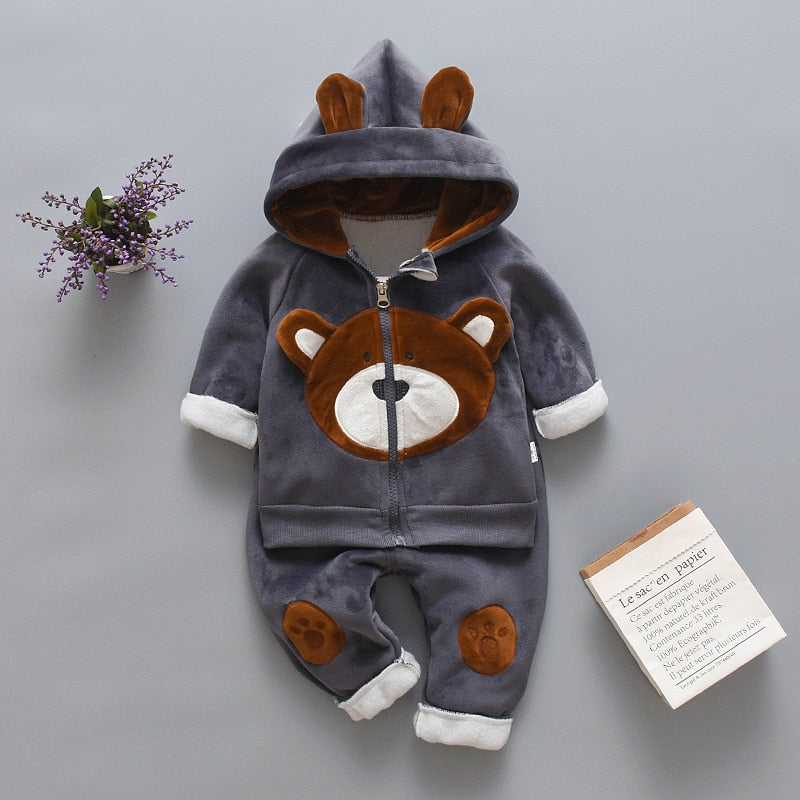 Fashion Baby Boys Clothes Autumn Winter Warm Baby Girls Clothes