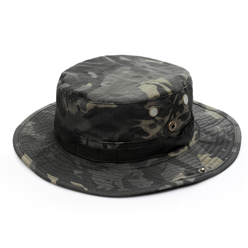 US Army Camouflage BOONIE HAT Thicken Military Tactical Cap Hunting Hiking Climbing