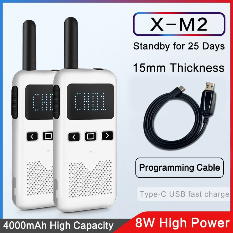 Walkie Talkie 2PCS KSUN M3 Two Way Radio Portable Radios Comunicador Transceiver