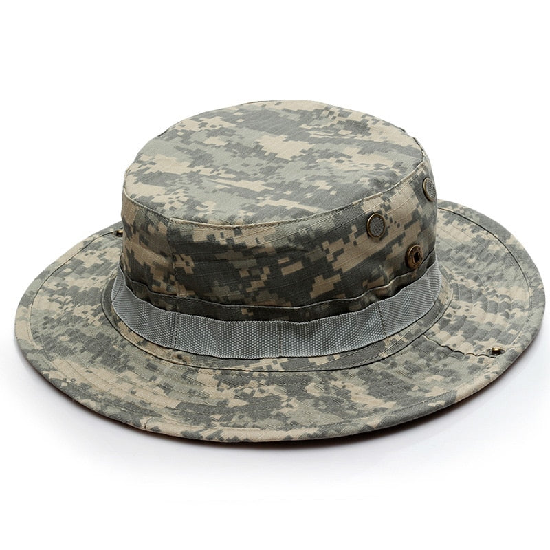 US Army Camouflage BOONIE HAT Thicken Military Tactical Cap Hunting Hiking Climbing