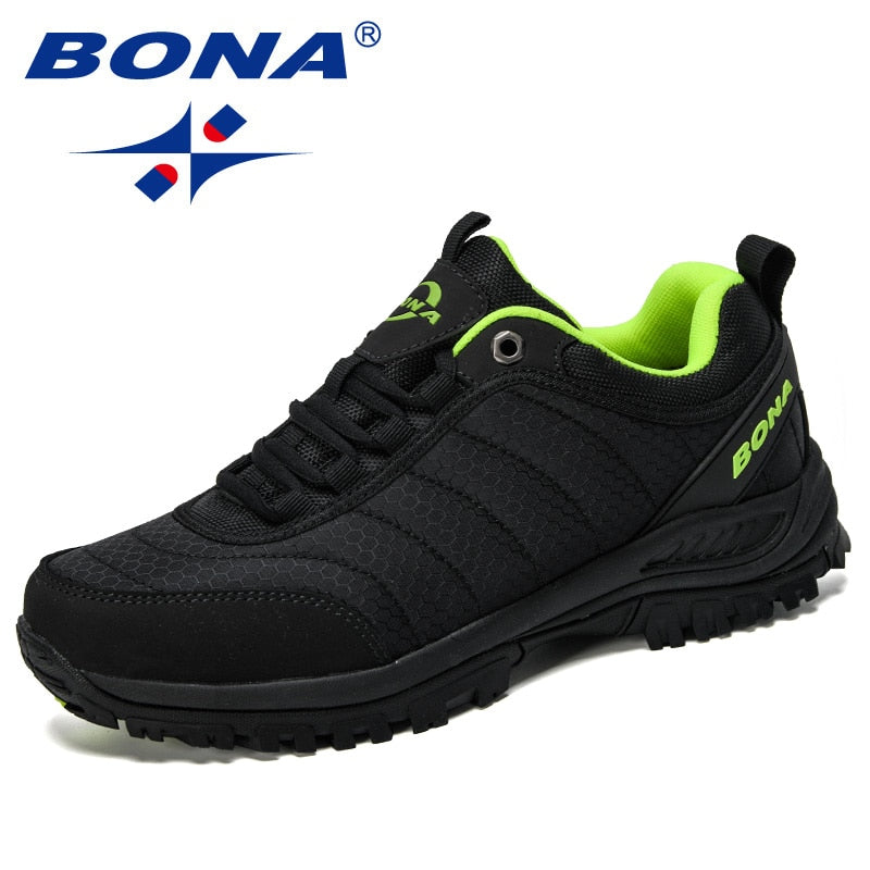 BONA New Arrival Hiking Shoes Man Mountain Climbing Shoes Trainer Footwear Men