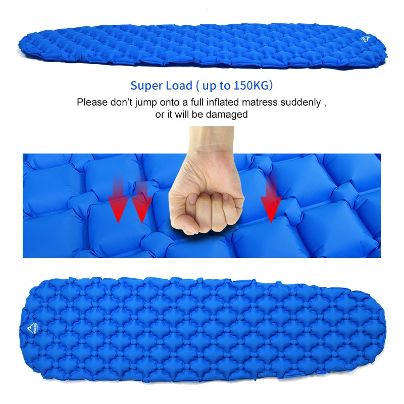 Widesea Camping Inflatable Mattress In Tent Folding Camp Bed  Sleeping Pad