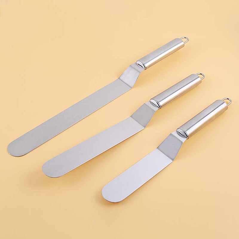 Stainless Steel DIY Cake Handle Cream Spatula Decorating Tools Baking And Pastry Cake