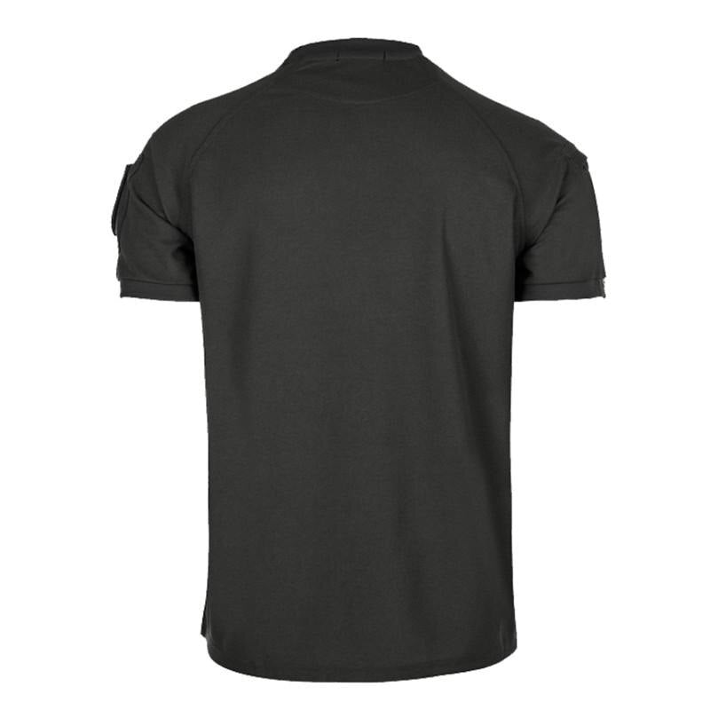 Military Tactical T Shirt Outdoor Sport Quick Dry Lapel Short Sleeve Shirt Summer