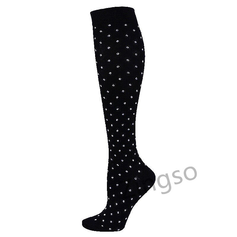 Compression Stockings Men Women Hiking Running Socks 20-30 MmHg Flight Pregnancy