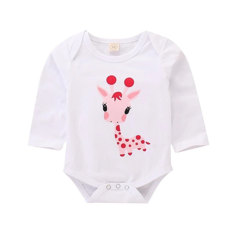 Spring Fall Cotton Newborn Baby Girl Clothes 0-3 Months Polka Dot Unisex Infant Clothes