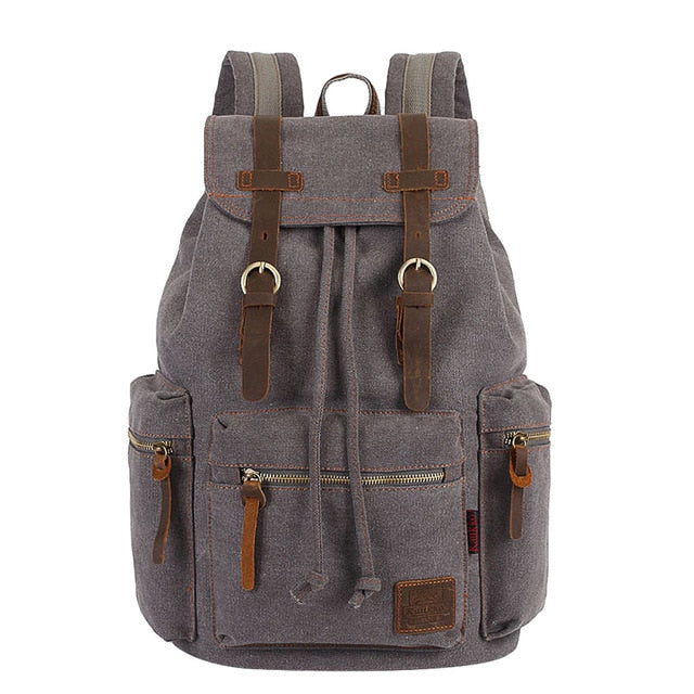 vintage canvas Backpacks Men And Women Bags Travel Students Casual