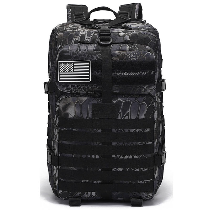 50L Military Tactical Assault Backpack Waterproof Army Molle Back Pack