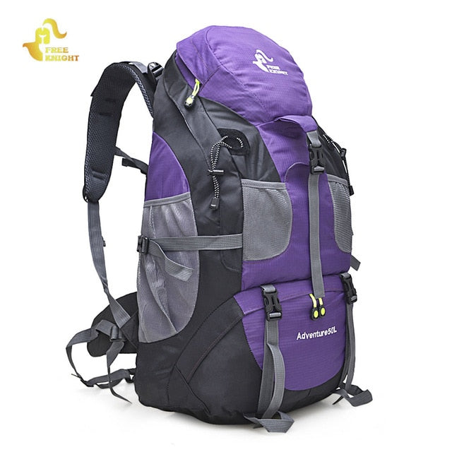 50L Hiking Backpack Climbing Bag Outdoor Rucksack Camping Trekking