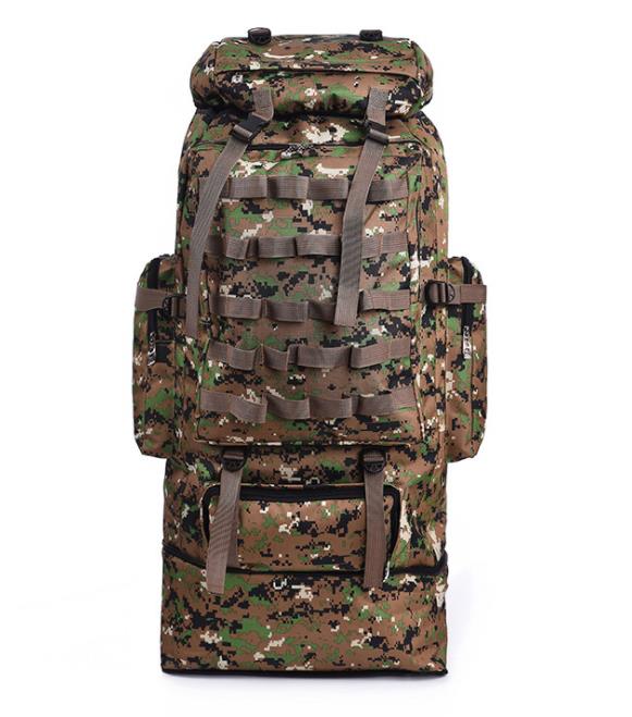 Outdoor 100L Large Capacity Mountaineering Backpack Camping Hiking Military Molle